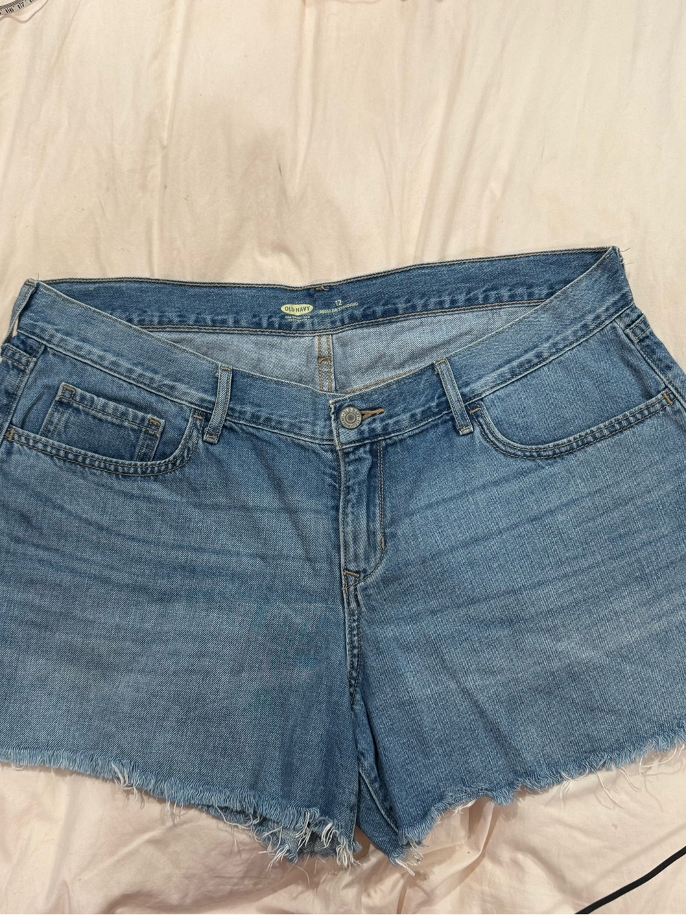 Old Navy Light Wash Denim Cutoff Shorts - Blue